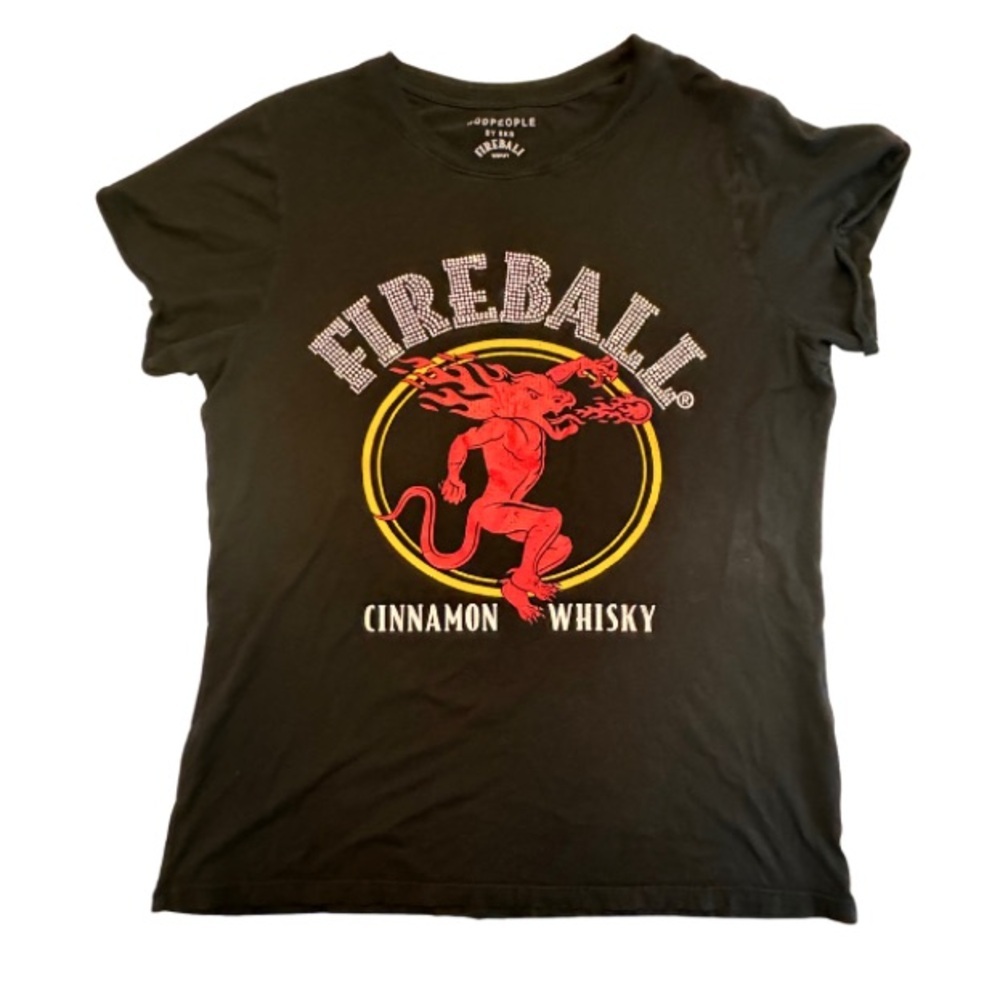 Odd People by RKB Bedazzled Fireball Tee